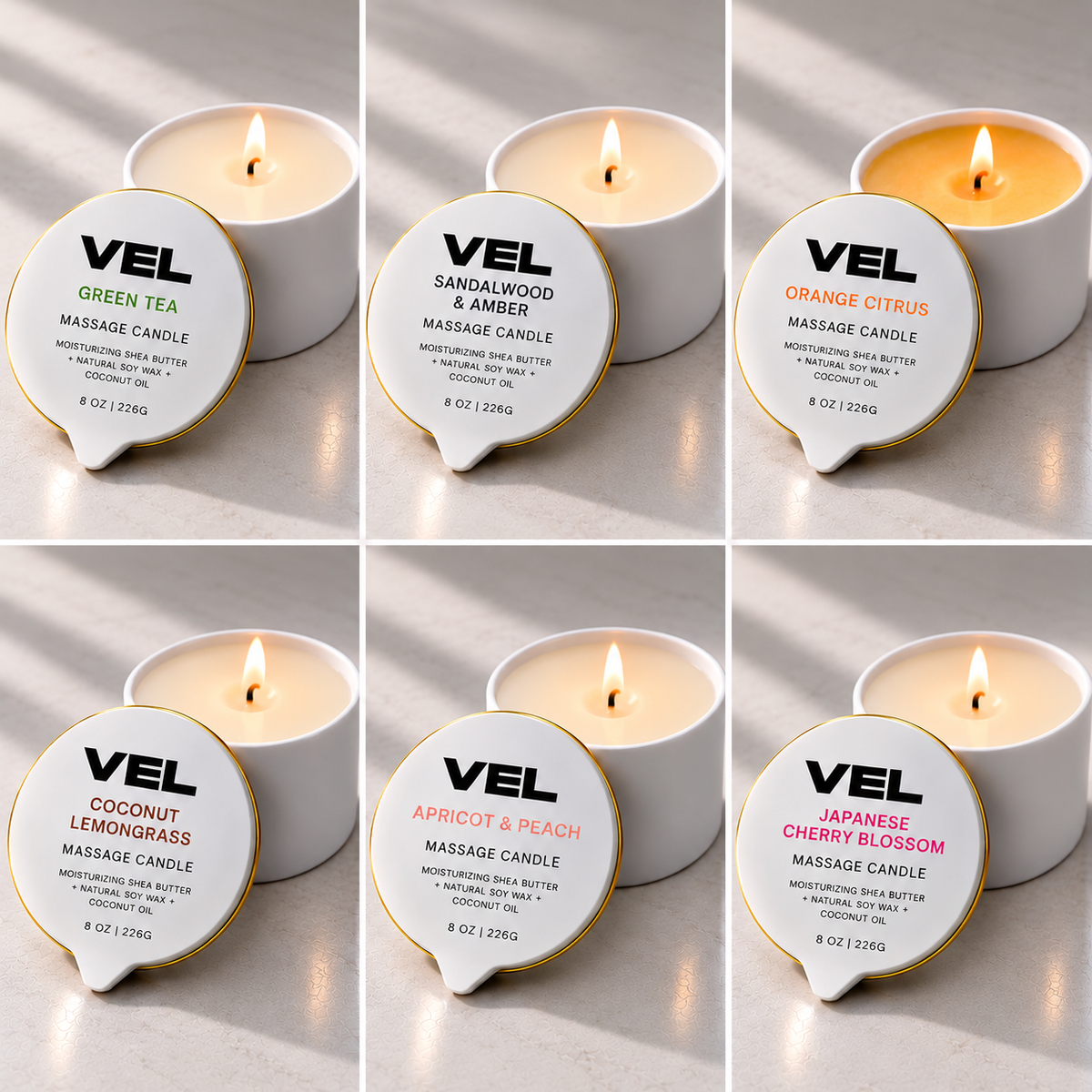 VEL Massage Candle