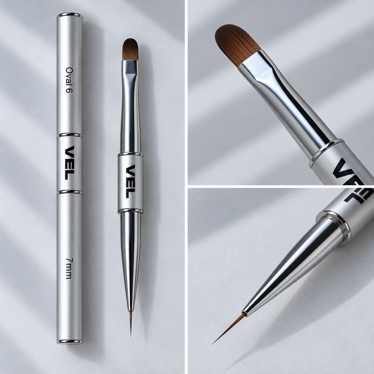 Drawings Using Value VEL Double-Sided Nail Brushes | Gel & Nail Art